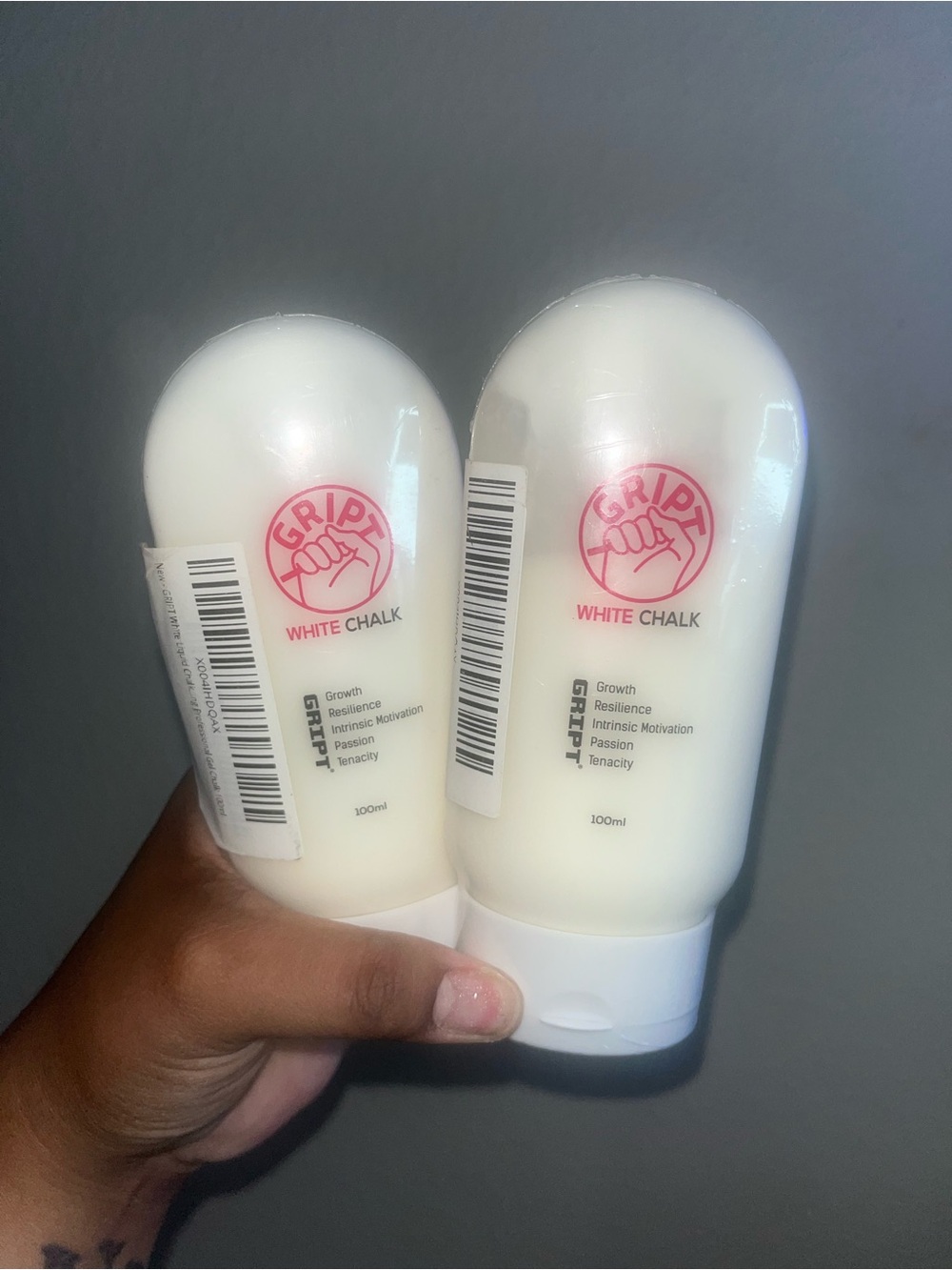 Two Gript White Liquid Chalk for Heavy Lifting